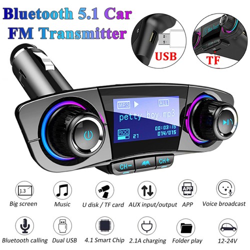Bluetooth car transmitter - car, fm