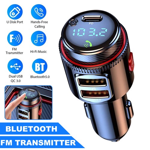 Car bluetooth transmitter - fm,
