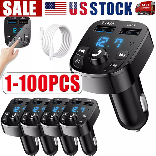 Bluetooth car wireless fm - 5.0,